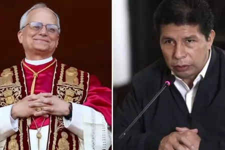 Pedro Castillo enva mensaje al papa Len XIV.