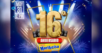 Radio Karibeña celebra su aniversario en el estadio San Marcos.