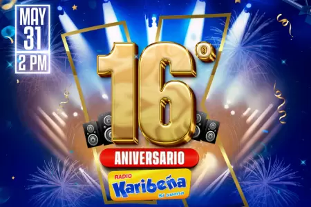 Radio Karibea celebra su aniversario en el estadio San Marcos.
