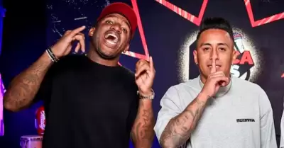 Farfán y Christian Cueva en 'Enfocados'.