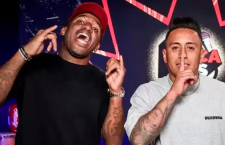 Farfán y Christian Cueva en 'Enfocados'.