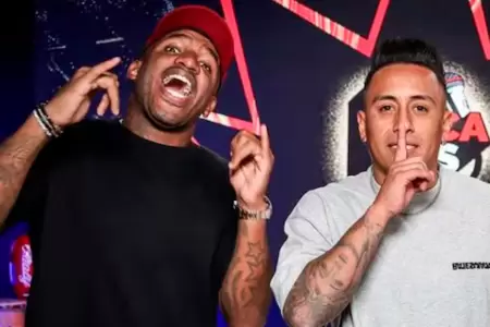 Farfán y Christian Cueva en 'Enfocados'.
