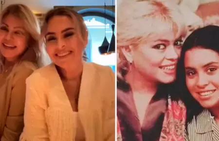 Ethel Pozo a Gisela Valcrcel por 'Da de la Madre'.