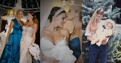 Alejandra Baigorria y su mamá
