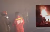VMT: Incendio consume ms de 20 puestos del Mercado Nueva Esperanza en presunto acto de extorsin