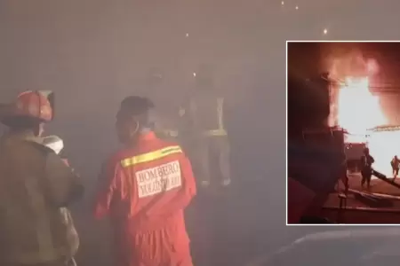 Incendio en Mercado Nueva Esperanza de VMT
