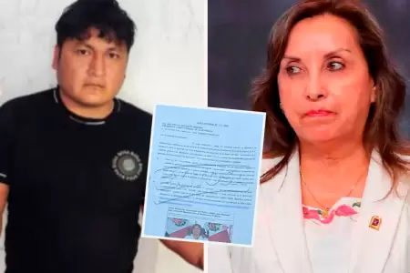 Alias 'Cuchillo' enva carta notarial a Dina Boluarte.