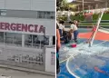 Escolar gravemente herido en V.E.S.: Canasta de bsquet cay sobre alumno durante olimpiadas