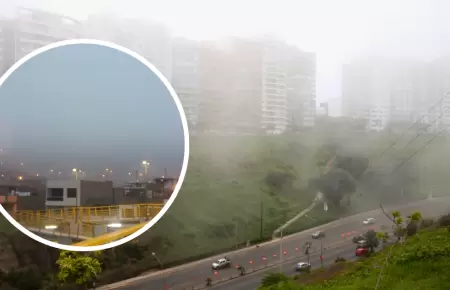 Senamhi advierte bajas temperaturas en Lima.
