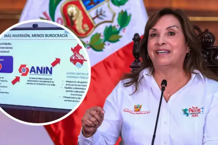 Dina Boluarte sobre extinción de 14 programas.