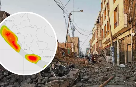 Fuerte sismo de magnitud 8.8 impactaría en Perú.