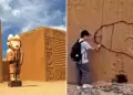 Sujeto vandaliza muro de Chan Chan con dibujo obsceno: Ministerio de Cultura anuncia medidas