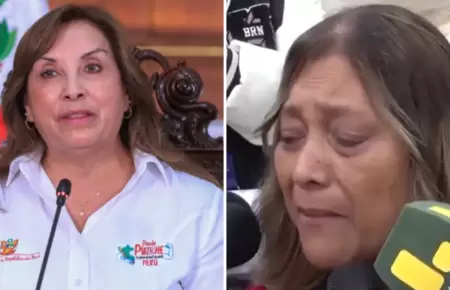 Madre pide medidas de seguridad a Dina Boluarte