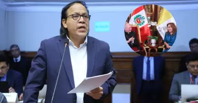 Congresista Roberto Sánchez en contra de que la presidenta viaje a Roma.