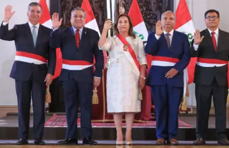 Presidenta prest juramento a tres nuevos ministros de Estado.