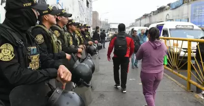 PNP despliega más de 13 000 efectivos por paro nacional.