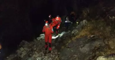 Montañista cae en grieta del nevado Vallunaraju