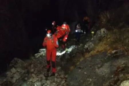 Montaista cae en grieta del nevado Vallunaraju