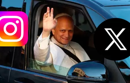 Papa Len XIV y su publicacin en redes sociales.