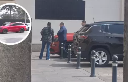 Juan Jos Santivez lleg a Palacio de Gobierno