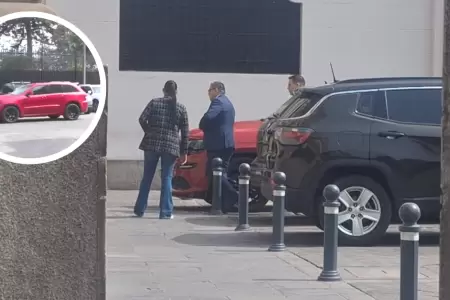 Juan Jos Santivez lleg a Palacio de Gobierno