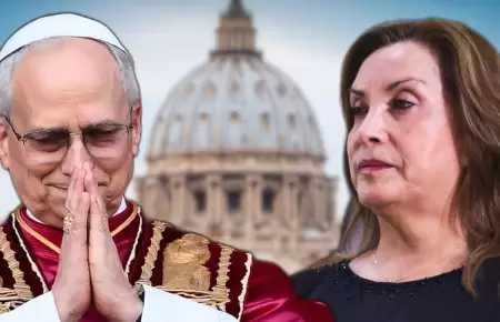 Dina Boluarte ir al Vaticano.