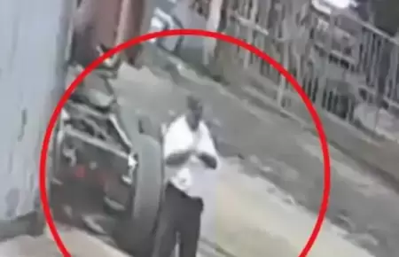 Hombre es arrollado dos veces por triler