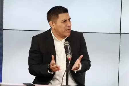 Congresista Alex Flores de la Bancada Socialista.