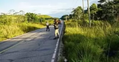 Encuentran muerto a profesor asháninka en carretera de Satipo.