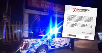 Despliegan agentes PNP para captura de responsables de atentado en Unicachi.