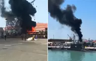 Fuerte incendio se registra en la Base Naval del Callao: Esto se sabe del siniestro ocurrido HOY