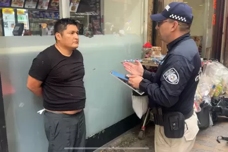 Detención de 'Cuchillo'.