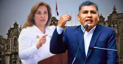 Dina Boluarte y Jaime Quito