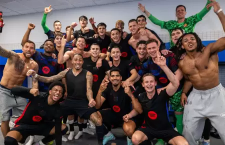 Barcelona se coron campen de LaLiga Espaola.