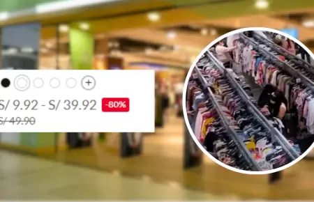 Ofertas en prendas.