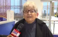 "Me siento bendecida": Adulta mayor fue la primera pasajera en partir del nuevo aeropuerto Jorge Chvez
