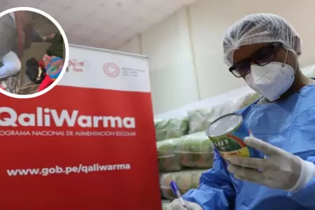 Qali Warma: Detectaron bacterias en escolares intoxicados