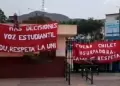 "Usted no es la rectora": Graban TENSO MOMENTO en el que se enfrentan estudiantes de la UNI y Shirley Chilet