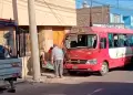 Grave accidente en Arequipa: Combi se estrella con poste y deja siete personas heridas