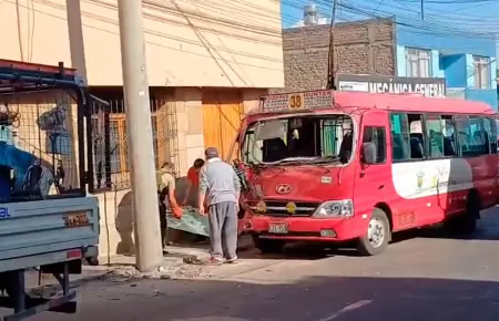 Accidente en Arequipa deja siete heridos.