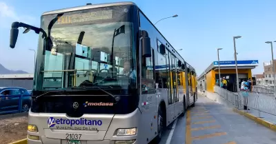 Flota del Metropolitano recién se renovará en el 2026.