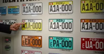 Placas peruanas