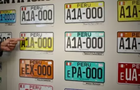Placas peruanas