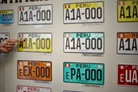 Placas peruanas