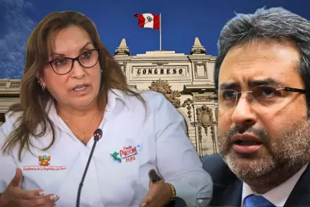 Dina Boluarte y Juan Jimnez