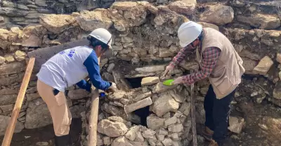 Descubren estructura funerara en la zona norte de Kuélap.