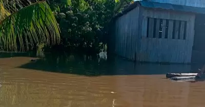 Emergencia por intensas lluvias.