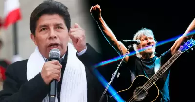 Roger Waters de Pink Floyd apoya a Pedro Castillo.
