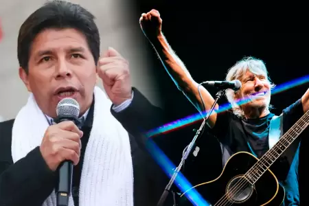 Roger Waters de Pink Floyd apoya a Pedro Castillo.