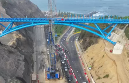 Vuelven a cerrar temporalmente la bajada Armendriz en Miraflores.